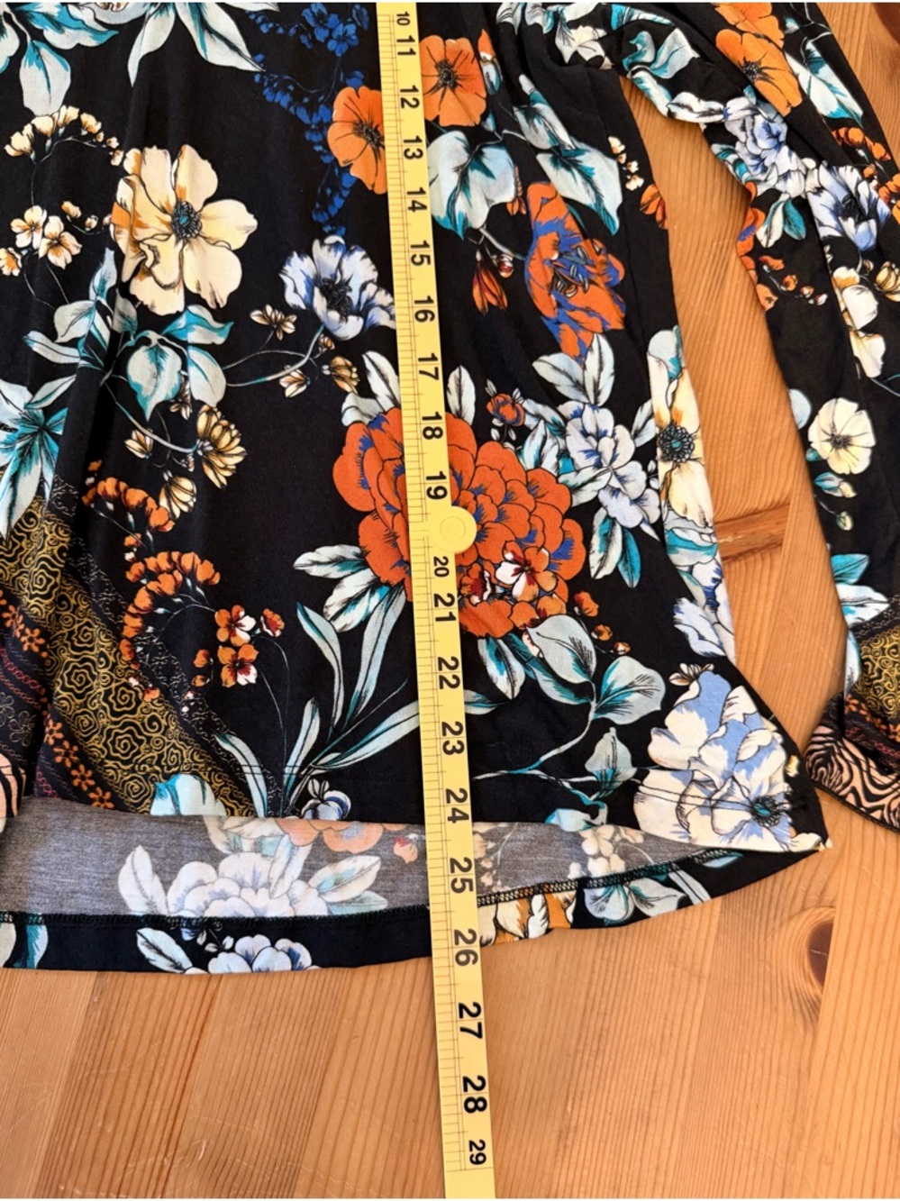 Johnny Was Golden Spring Favorite Floral Long Sleeve Top Bamboo Blend Boho Large - Picture 9 of 10